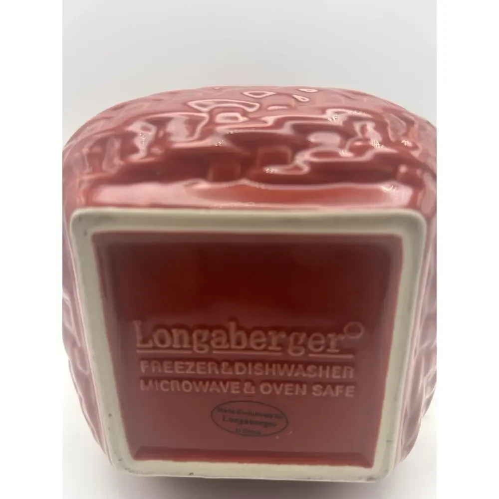 Longaburger Woven Reflections. Ceramic And Discontinued. Vase
